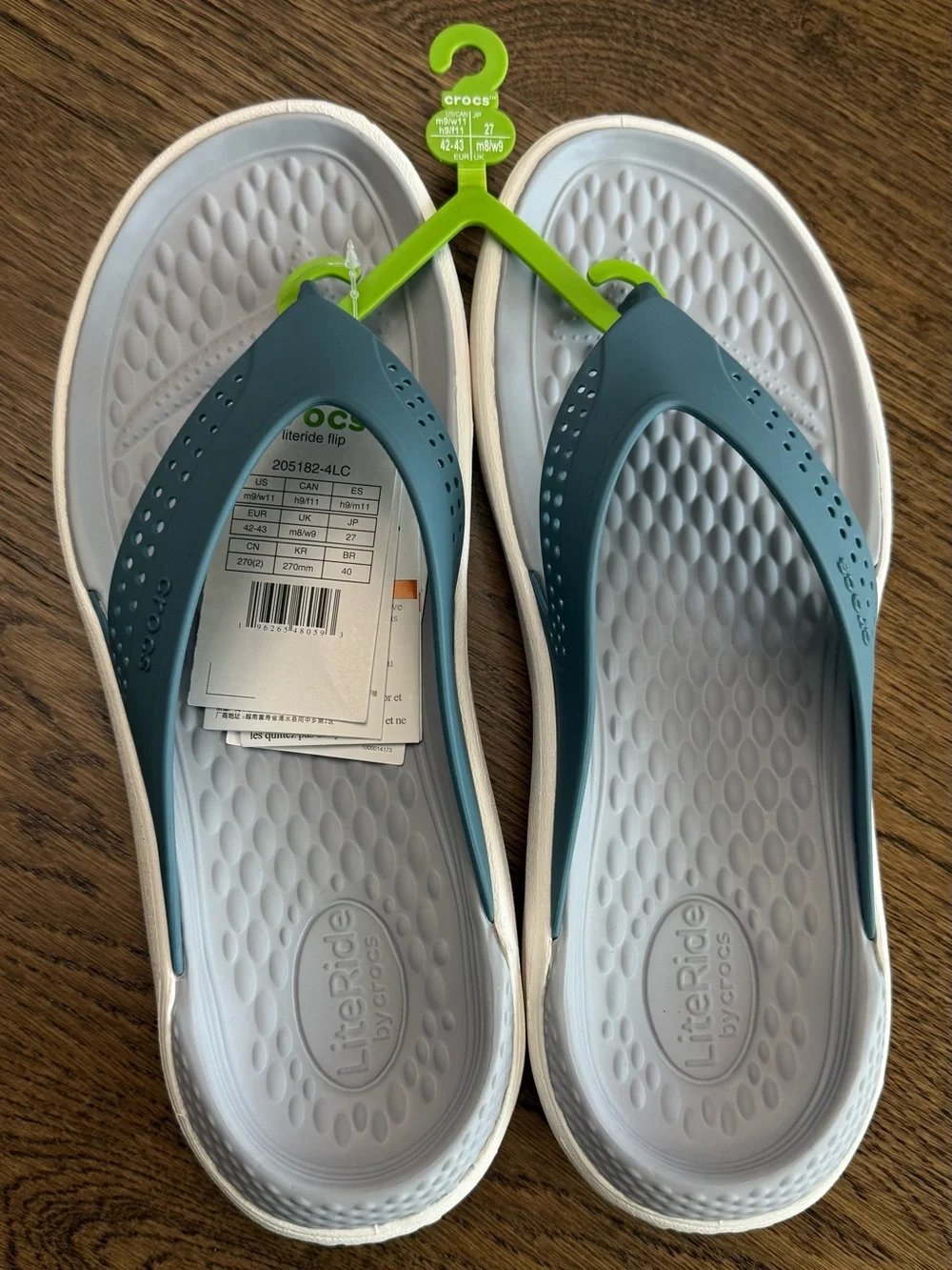 Crocs LiteRide Flip Flops Unisex Men’s 9 / Women’s 11 – New in Bag